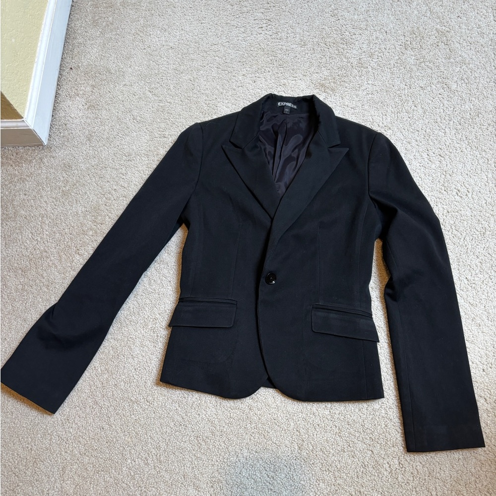 Express Black suit jacket size 4